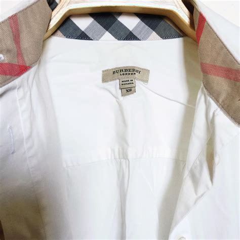 camicia burberry donna bianca